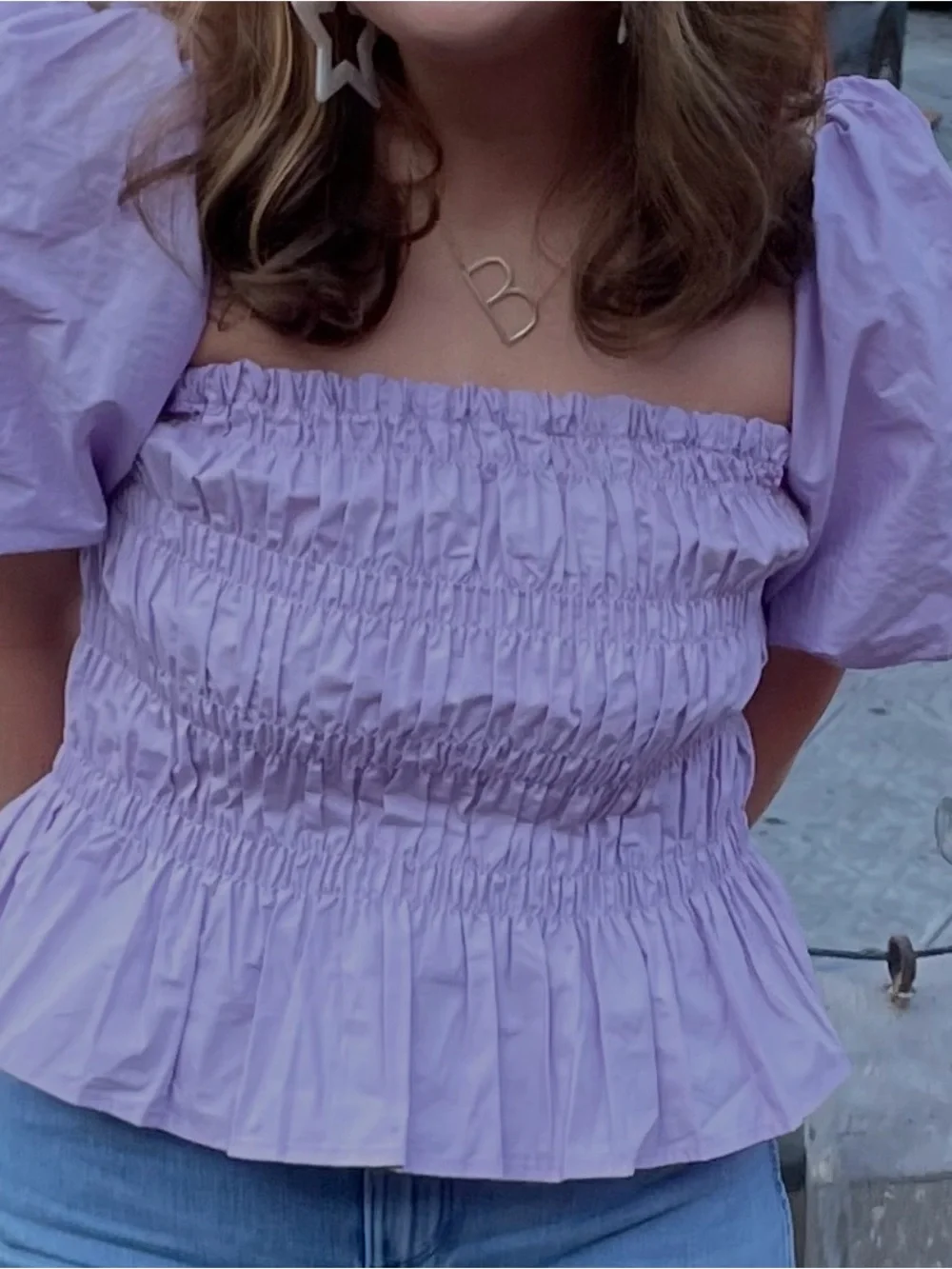 ASTR the Label Puff Sleeve Top - Picture 4 of 4